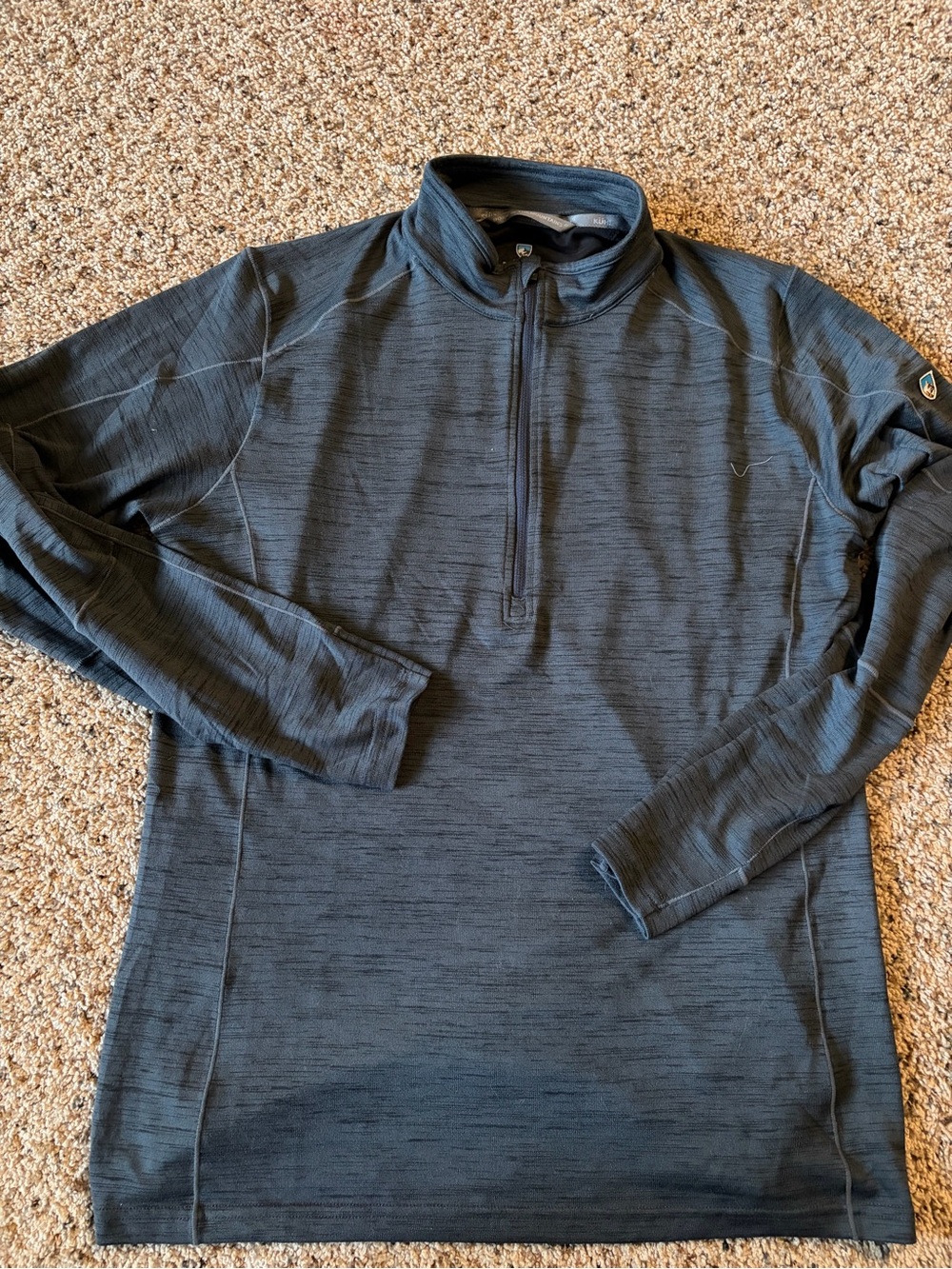 Kuhl Men's Slate Quarter-Zip Performance Jacket
